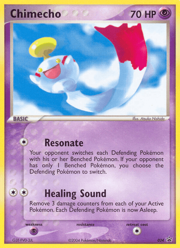 Chimecho, carte 24 de Promo Nintendo