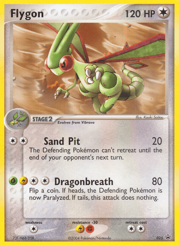 Flygon, carta 25 di Nintendo Black Star Promos