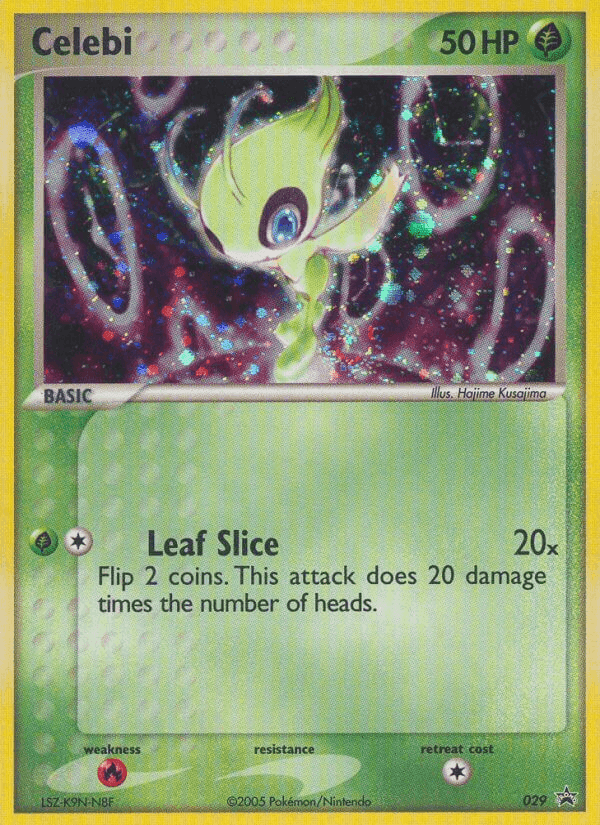 Celebi, carta 29 di Nintendo Black Star Promos
