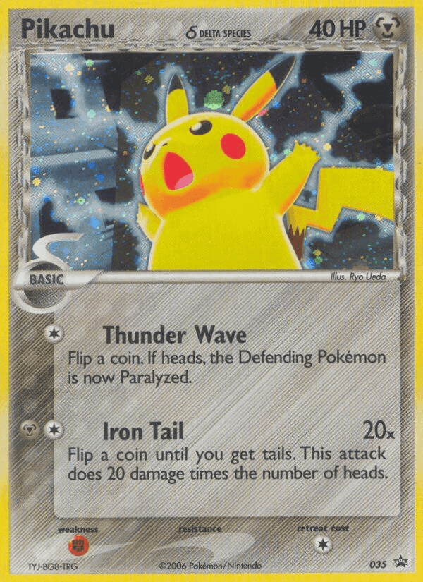 Pikachu δ, carta 35 di Nintendo Black Star Promos