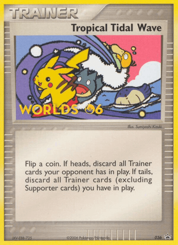 Tropical Tidal Wave, carta 36 di Nintendo Black Star Promos