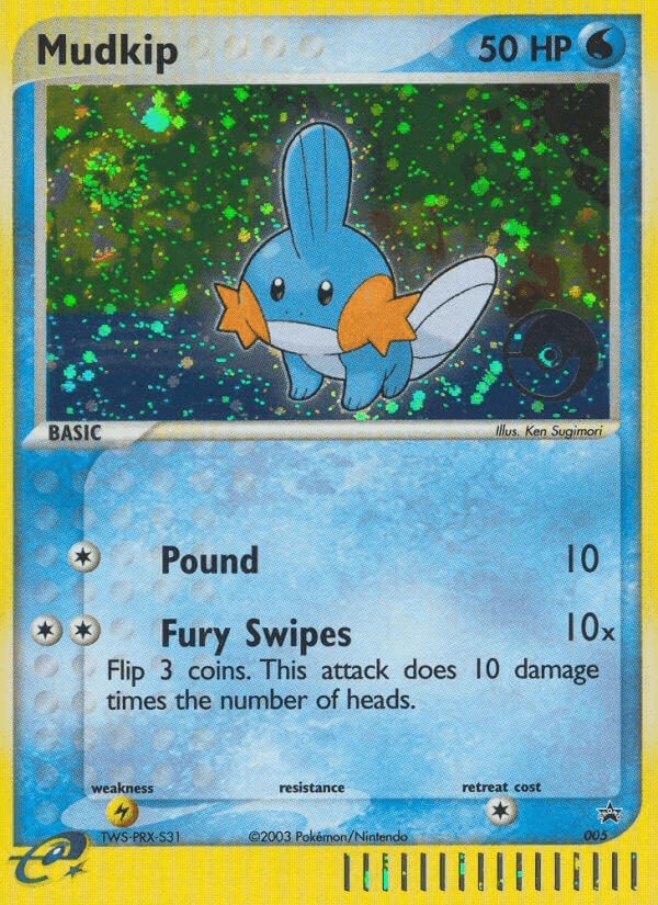 Nintendo Black Star Promos の 5 番、Mudkip