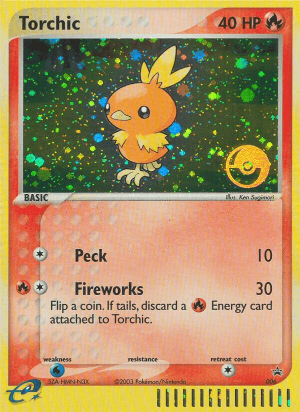 Torchic, card 6 from Nintendo Black Star Promos