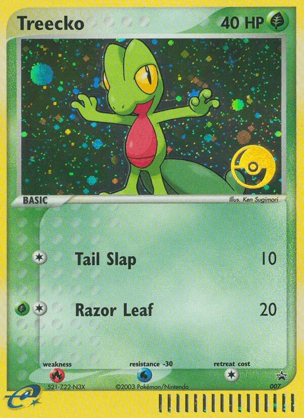 Treecko, carta 7 di Nintendo Black Star Promos