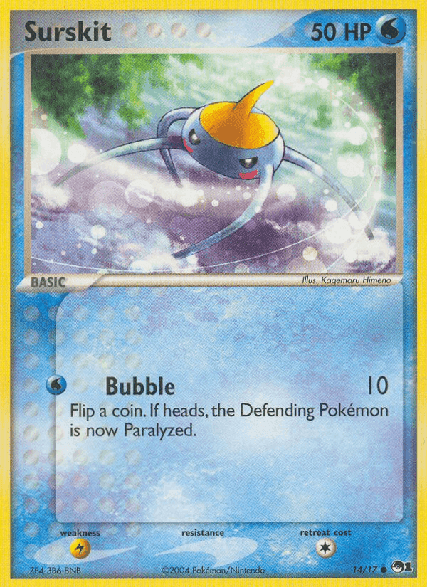 Surskit, card 14 from POP Series 1
