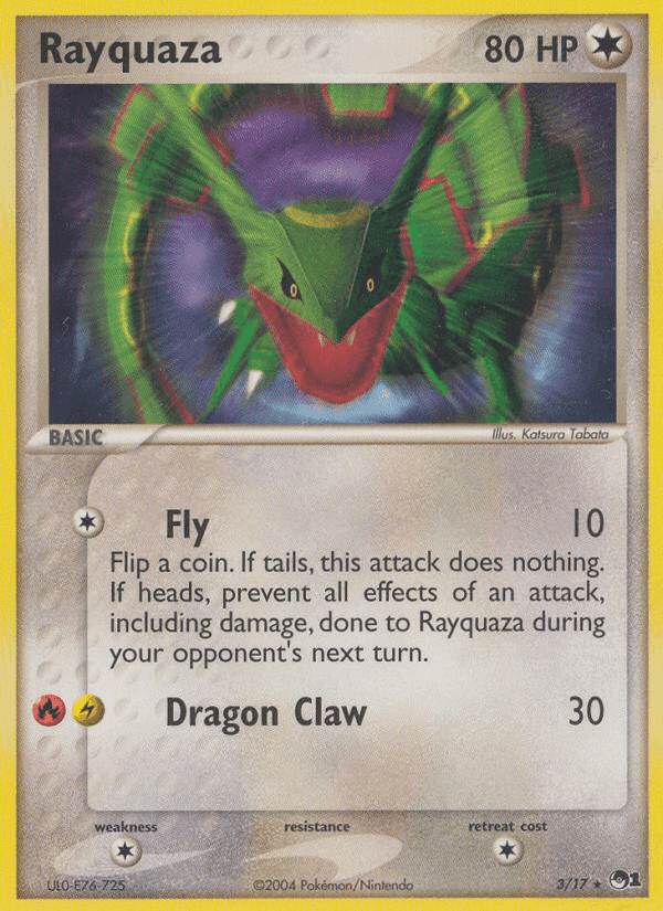 Rayquaza, carta 3 di POP Serie 1