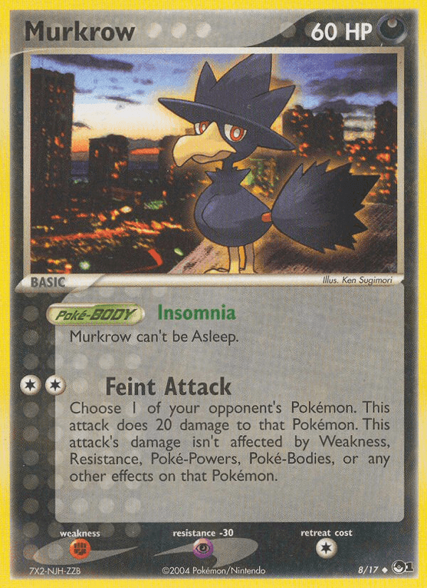 Murkrow, carta 8 di POP Serie 1
