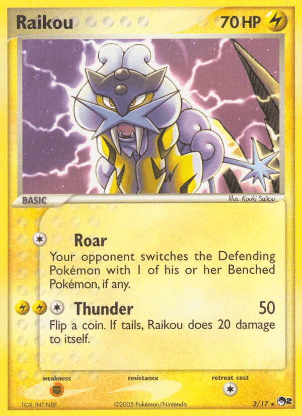 Raikou, carta 3 di POP Serie 2
