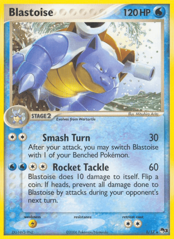 Blastoise, carta 1 di POP Serie 3