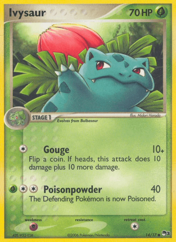 Ivysaur, carta 14 di POP Serie 3