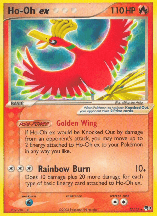 Ho-Oh ex, carta 17 di POP Serie 3