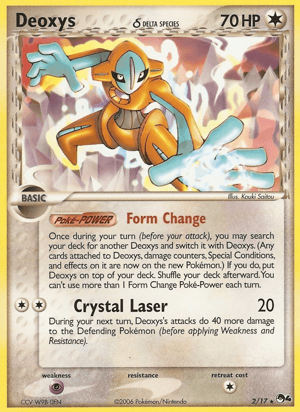 Deoxys δ, carta 2 di POP Serie 4