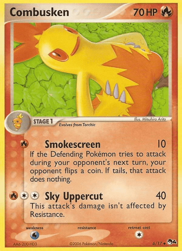 Combusken, carta 6 di POP Serie 4