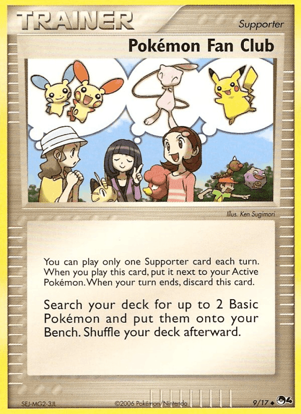 Pokémon Fan Club, carta 9 di POP Serie 4