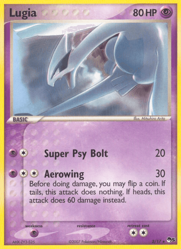 Lugia, carta 2 di POP Serie 5
