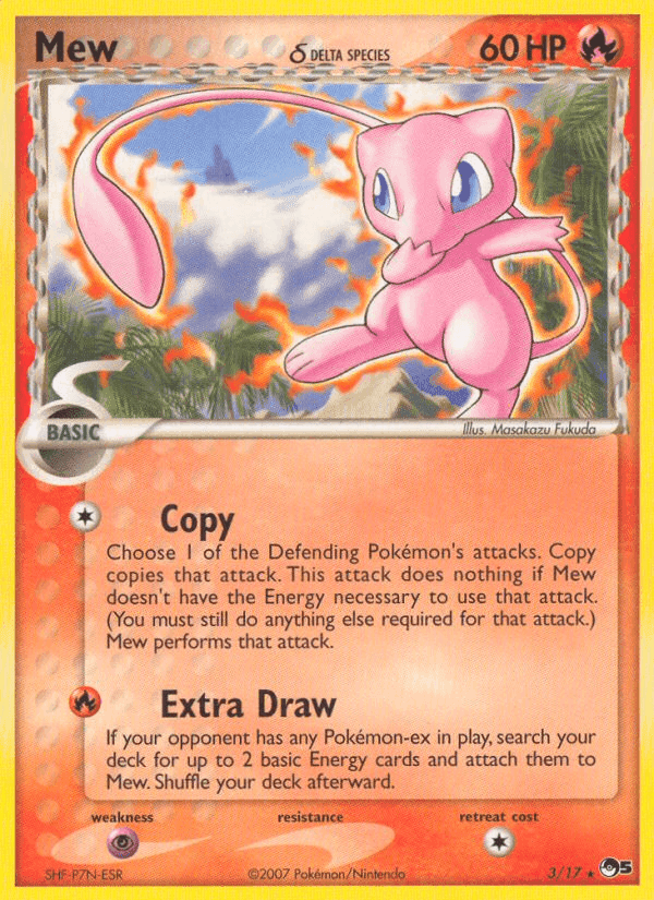 Mew δ, carta 3 di POP Serie 5