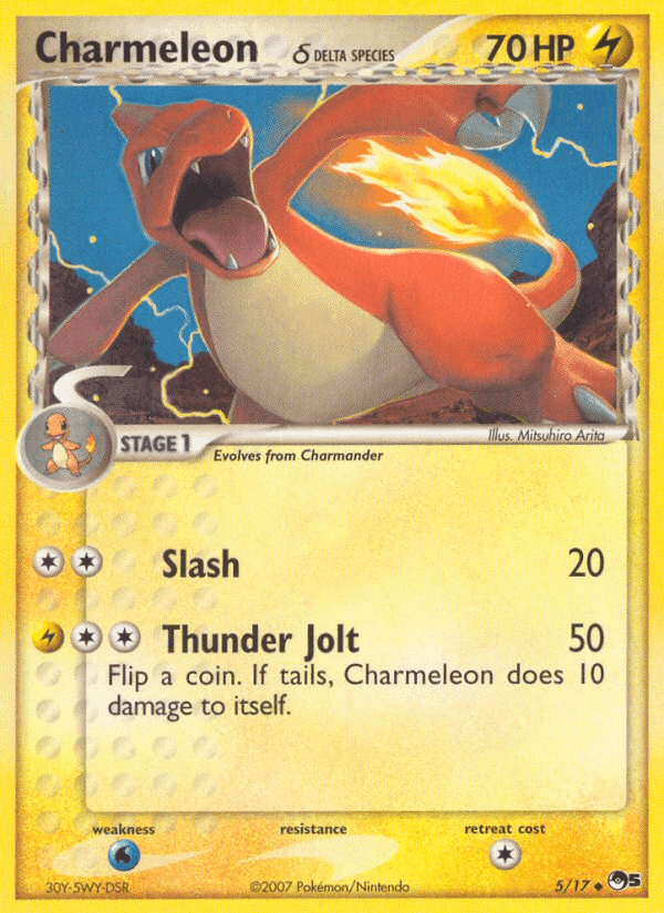 Charmeleon δ, carta 5 di POP Serie 5