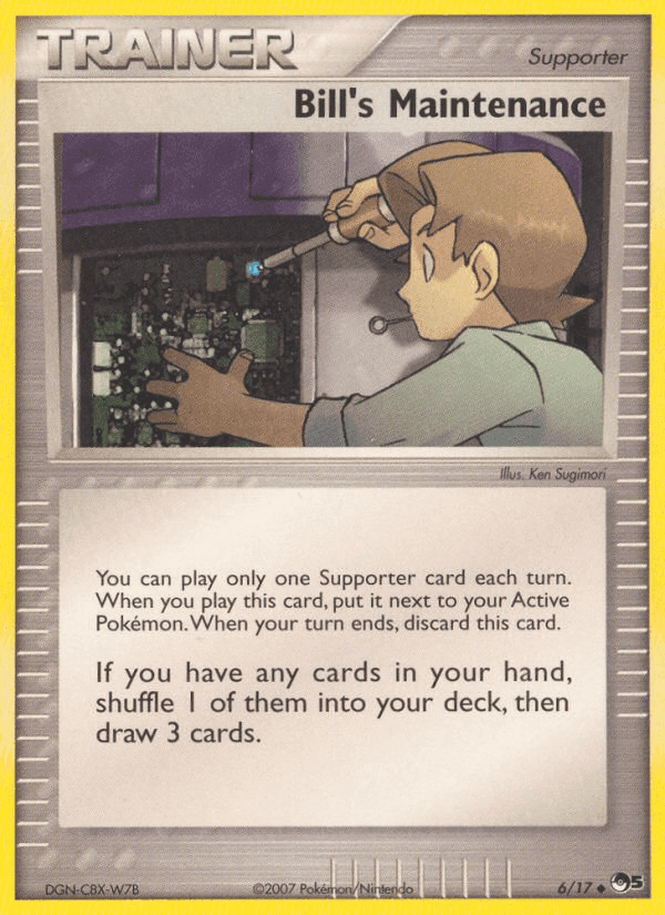 Bill's Maintenance, carte 6 de POP Series 5
