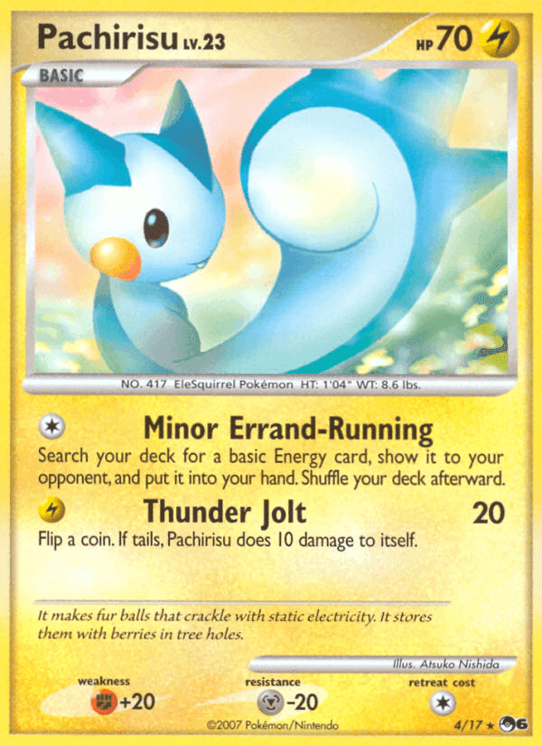Pachirisu, carte 4 de POP Series 6