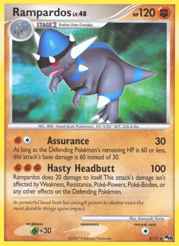 Rampardos, carte 5 de POP Series 6