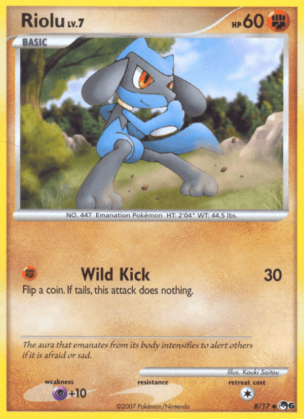 Riolu, carte 8 de POP Series 6