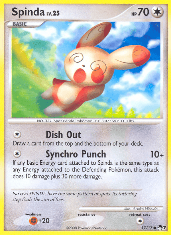 Spinda, carta 17 di POP Serie 7