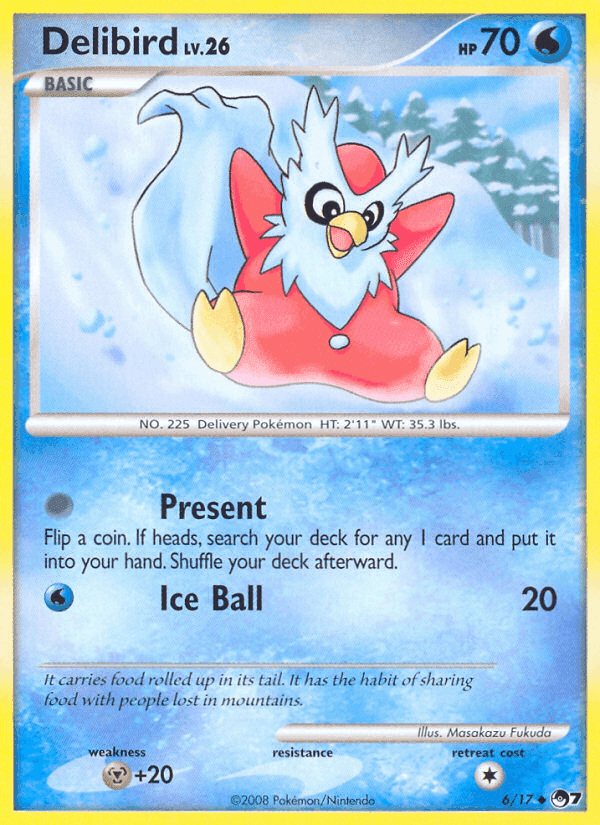 Delibird, carta 6 di POP Serie 7