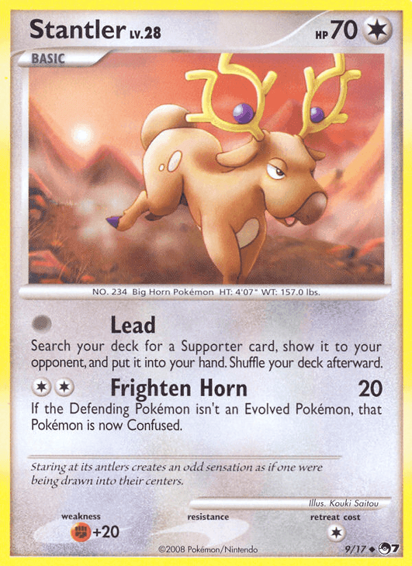 Stantler, carta 9 di POP Serie 7