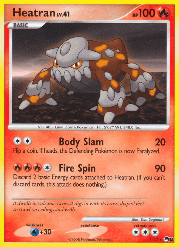 Heatran, carte 1 de POP Series 8