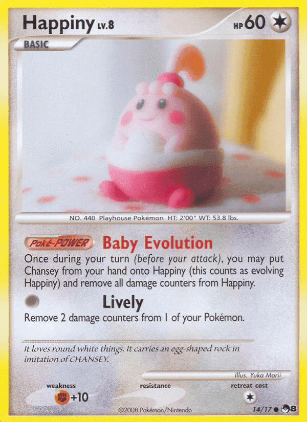 Happiny, carte 14 de POP Series 8