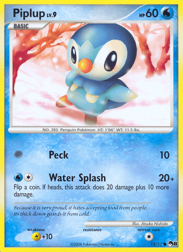Piplup, carte 15 de POP Series 8
