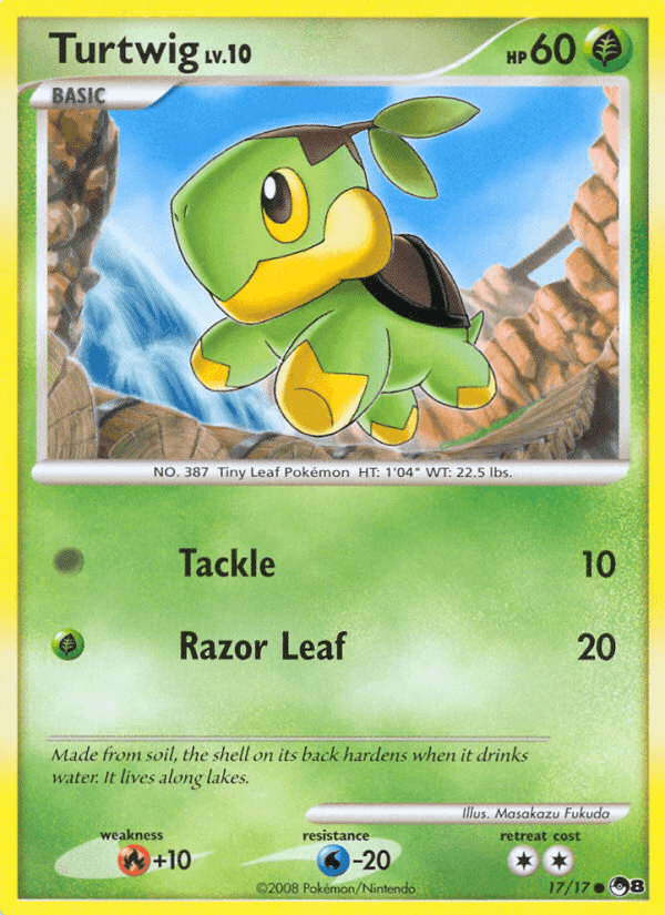 Turtwig, carte 17 de POP Series 8