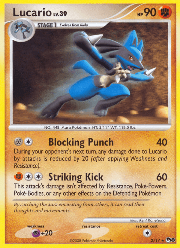 Lucario, carta 2 di POP Series 8
