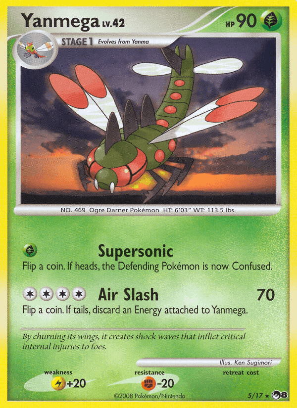 Yanmega, carta 5 de POP Series 8