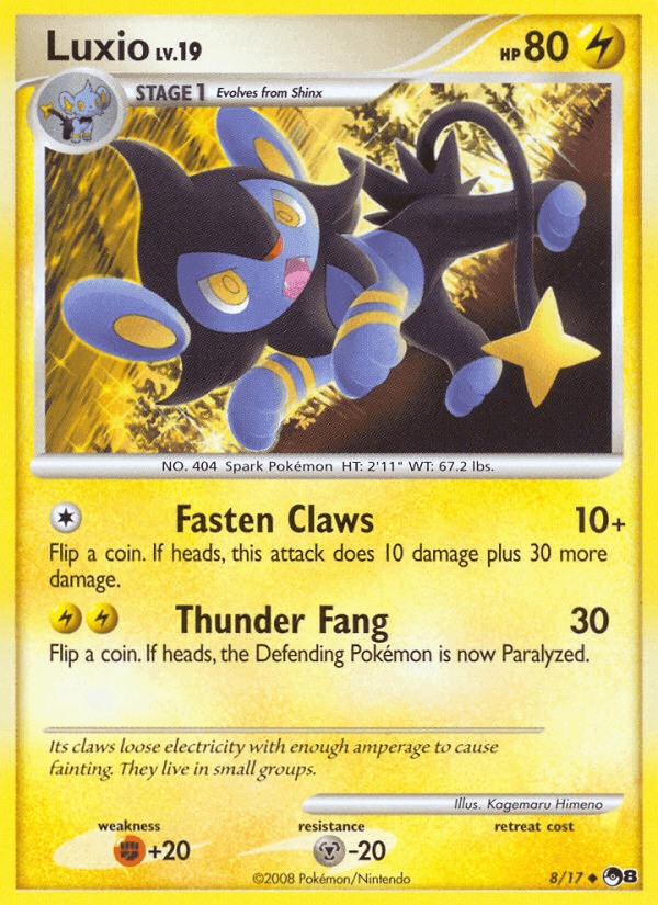 Luxio, carta 8 di POP Series 8