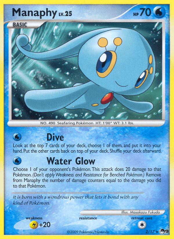 Manaphy, carta 2 di POP Serie 9