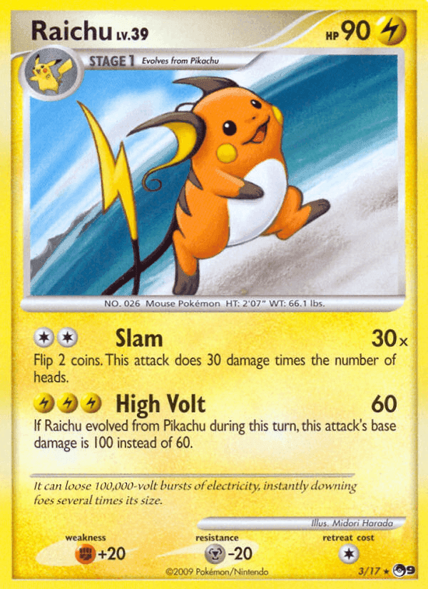 POP Series 9 の 3 番、Raichu