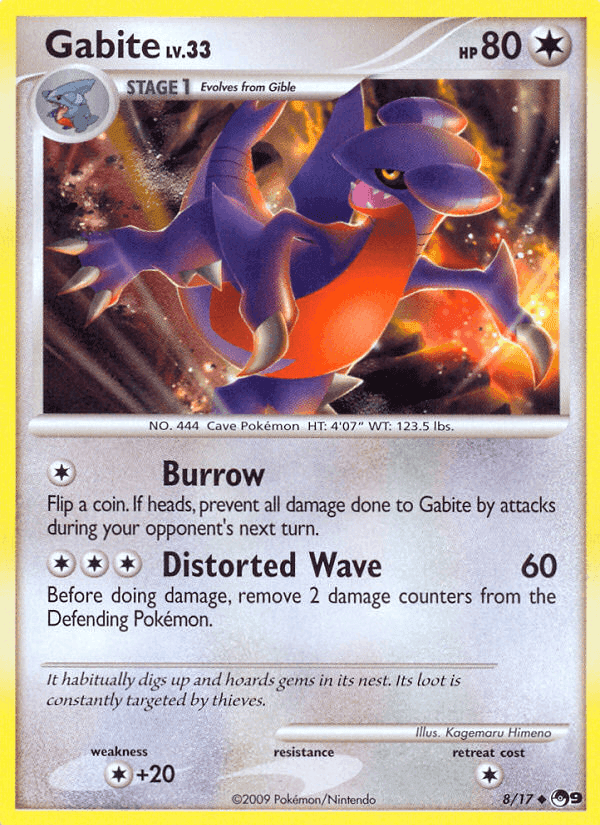 Gabite, card 8 from POP Series 9