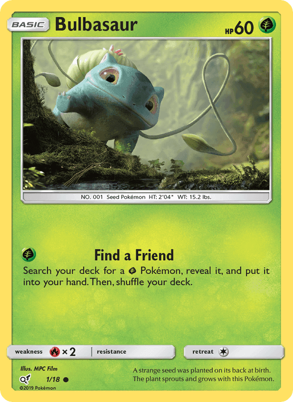 Detective Pikachu の 1 番、Bulbasaur