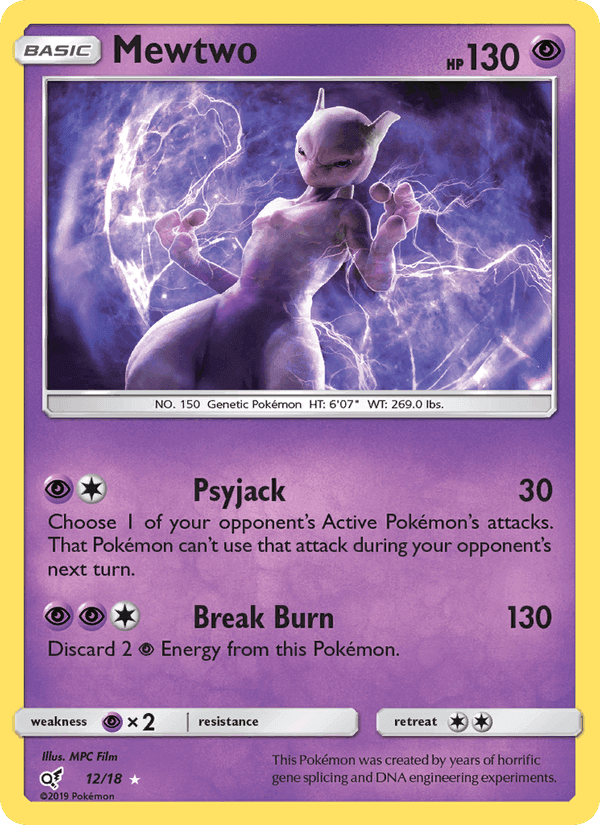 Mewtwo, carta 12 di Detective Pikachu