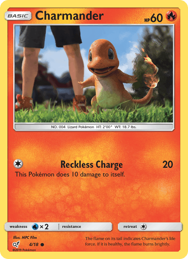 Detective Pikachu の 4 番、Charmander