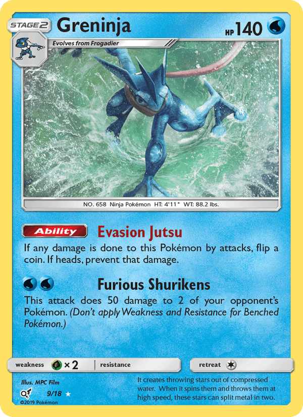 Amphinobi, carta 9 di Détective Pikachu