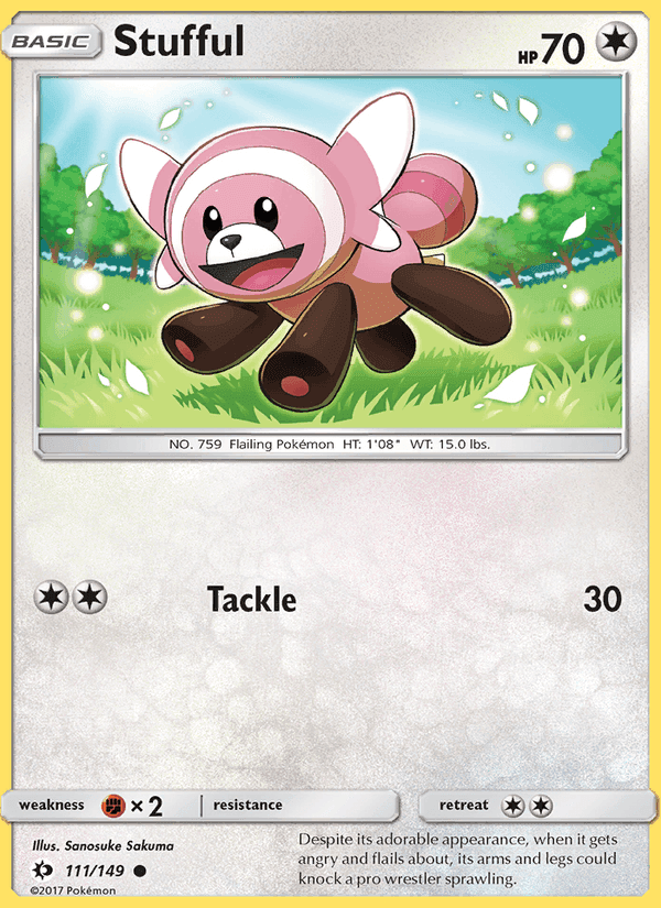 Stufful, card 111 from Sun & Moon