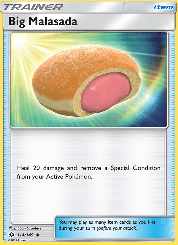 Big Malasada, card 114 from Sun & Moon