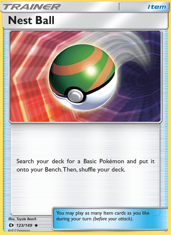 Nest Ball, card 123 from Sun & Moon