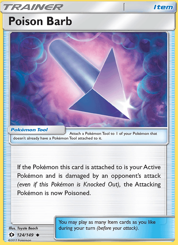 Poison Barb, card 124 from Sun & Moon