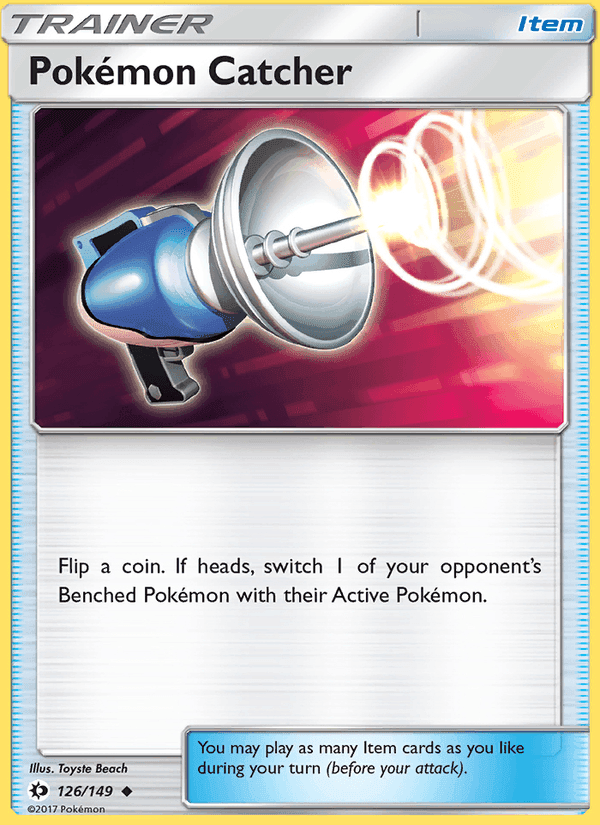 Pokémon Catcher, card 126 from Sun & Moon