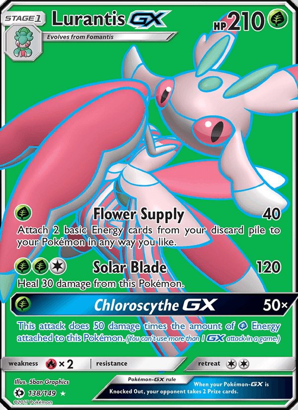 Lurantis GX, card 138 from Sun & Moon