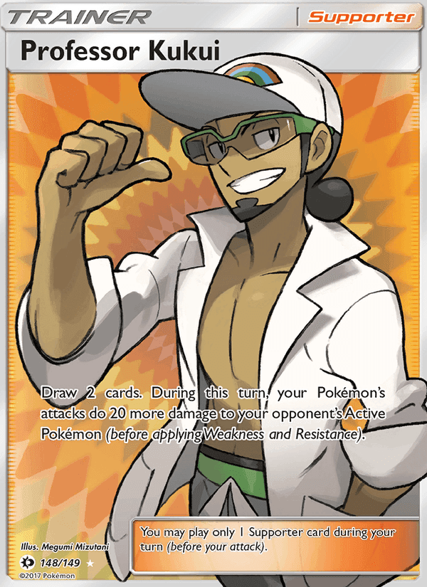 Professor Kukui, card 148 from Sun & Moon