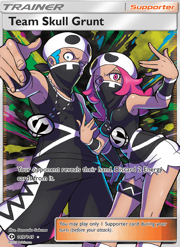 Team Skull Grunt, card 149 from Sun & Moon